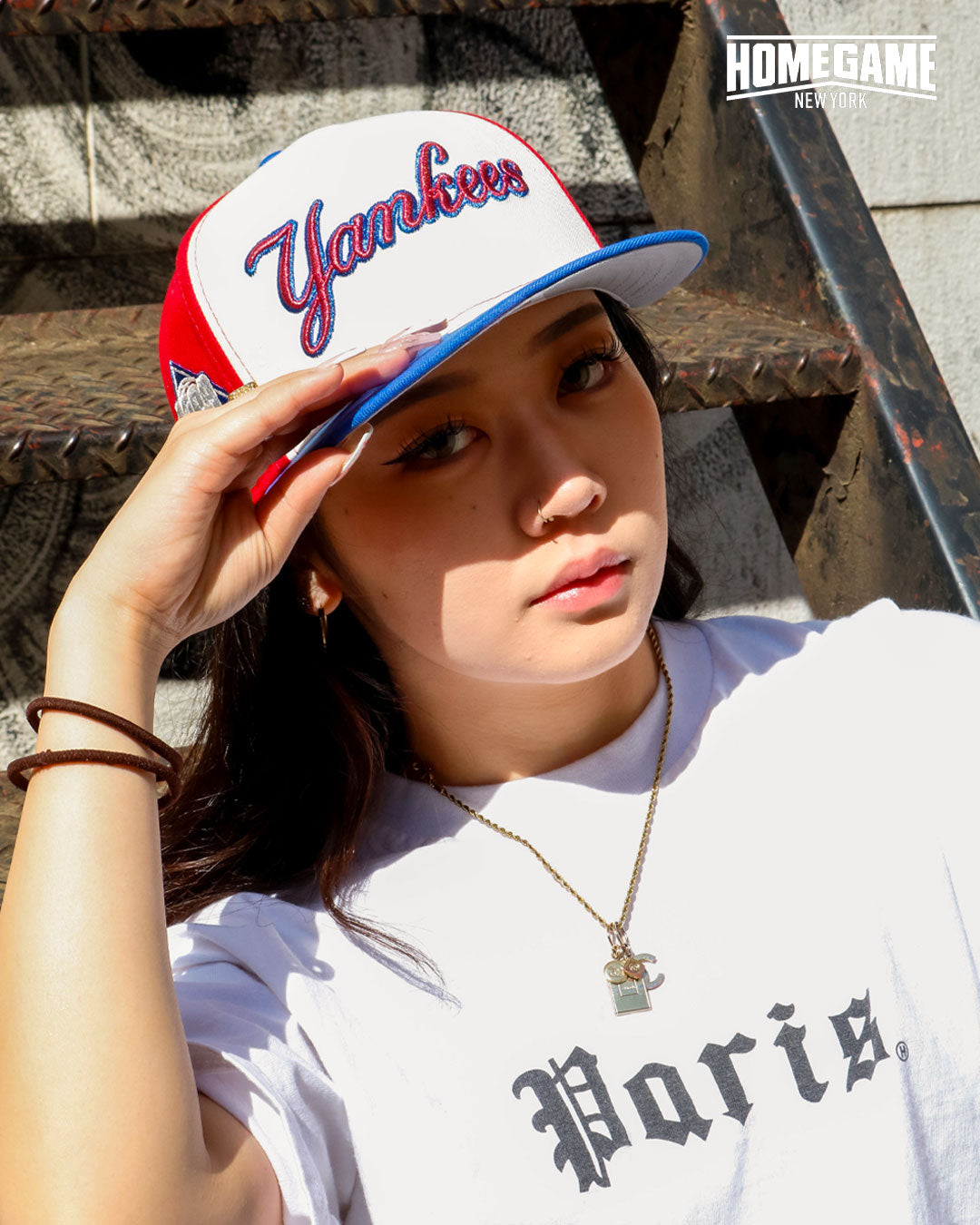 NEW ERA - New York Yankees 1999 World Series Chrome White/Scarlet/Light Royal