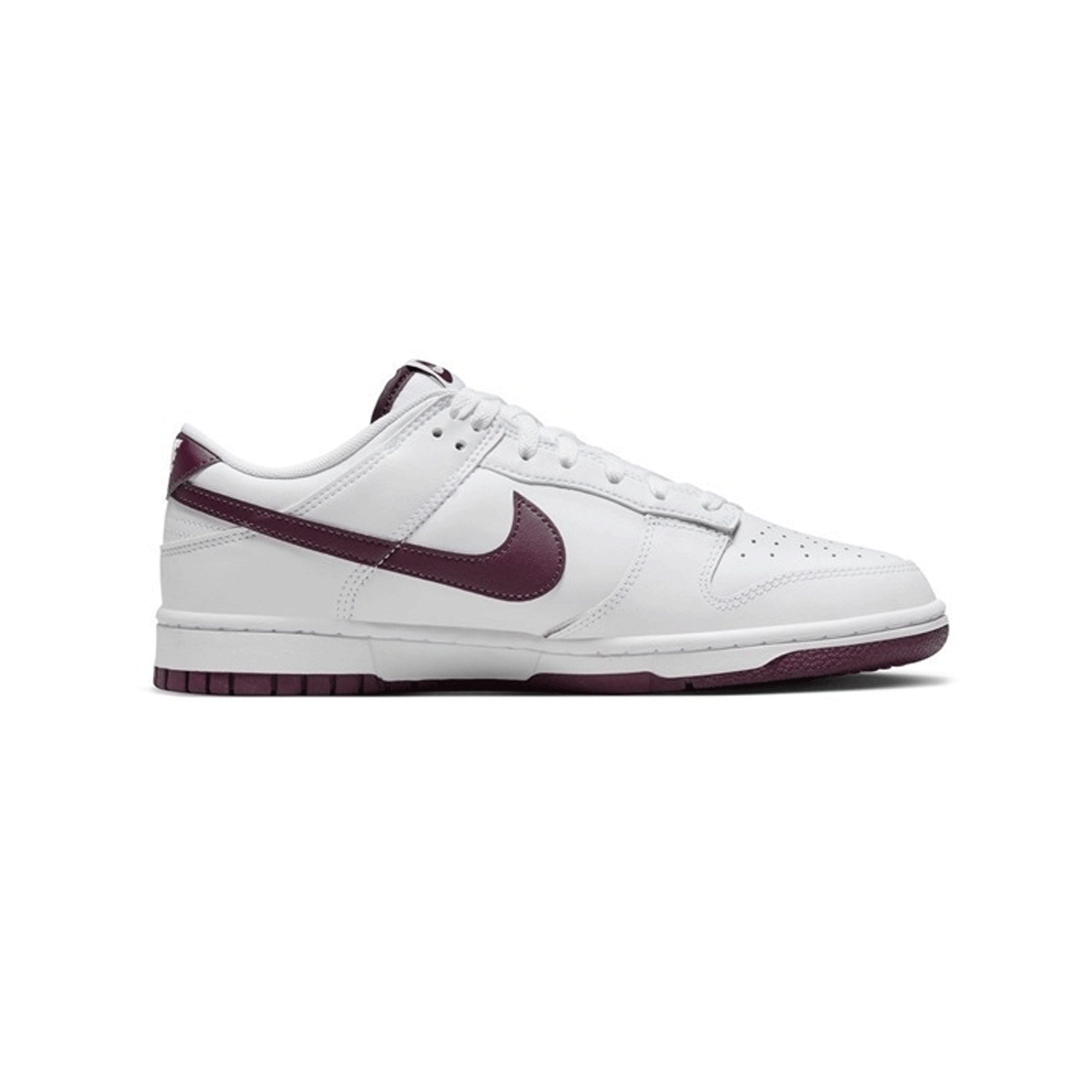 Nike Dunk Low ”White/Night Maroon WHITE ナイキ ダンク ロー レトロ "ホワイト/ナイト マルーン-ホワイト"【DV0831-102】