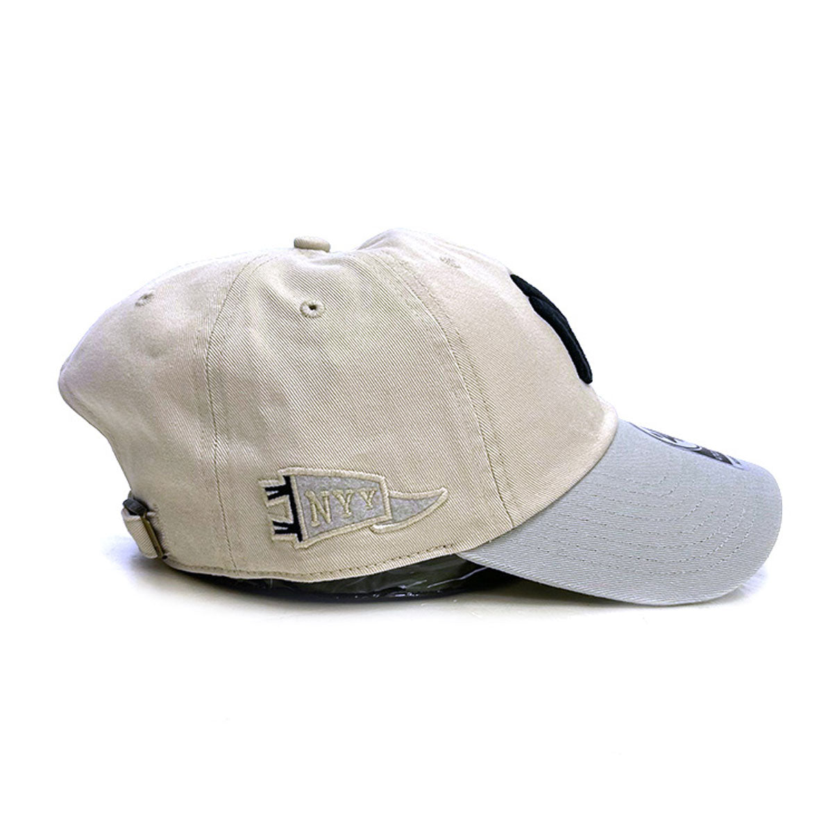 '47 BRAND New York Yankees - COOPERSTOWN GRAND STAND CLEAN UP BONE/GREY 【GRDSD17GWS】