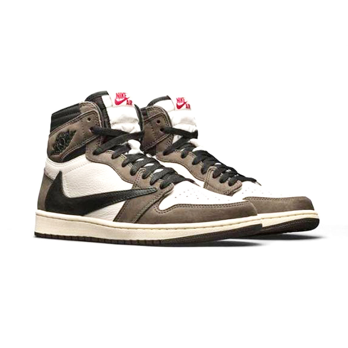 Travis Scott × NIKE AIR JORDAN 1 HIGH OG TS SP ( SAIL / BLACK ...