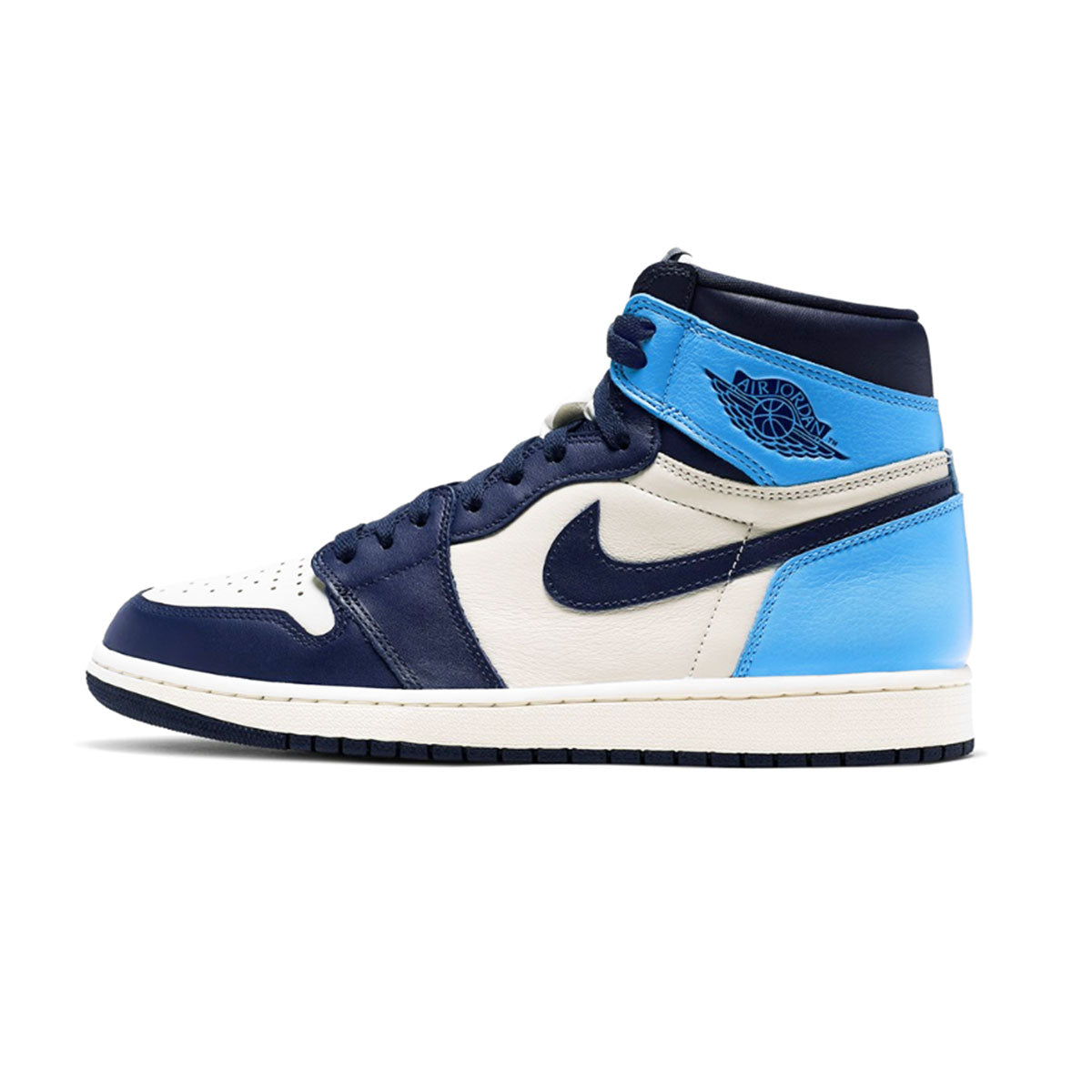 NIKE AIR JORDAN 1 RETRO HIGH OG ( SAIL / OBSIDIAN - UNIVERSITY BLUE ) –  HOMEGAME TOKYO