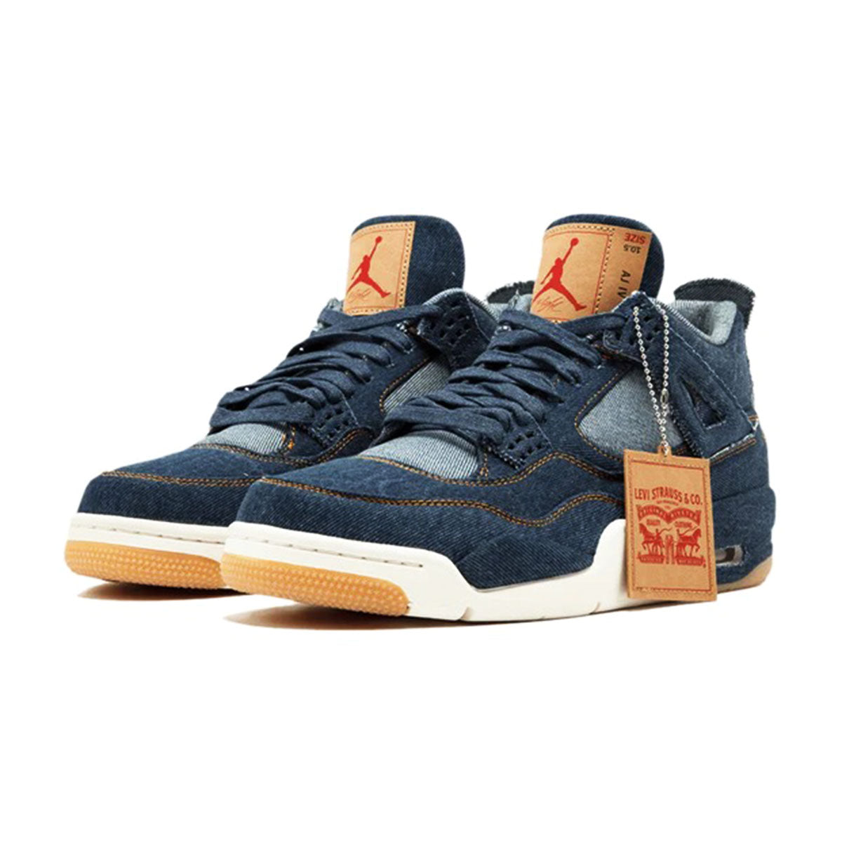 LEVI'S × NIKE AIR JORDAN 4 RETRO LEVIS NRG (DENIM/DENIM-SAIL-GAME RED) Nike × Levi's Air Jordan 4 [ao2571-401]