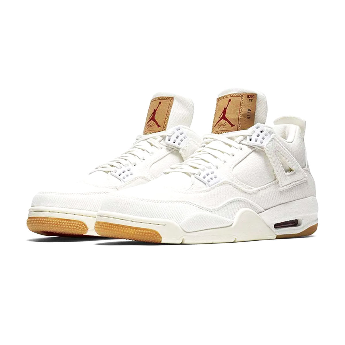 LEVI'S × NIKE AIR JORDAN 4 RETRO LEVIS NRG (WHITE / WHITE - WHITE) Nike Air Jordan 4 Retro Levi's NRG "White / White - White" [ao2571-100]