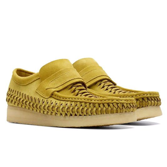 CLARKS - WBLoafer Weave Olive Suede【26175778】