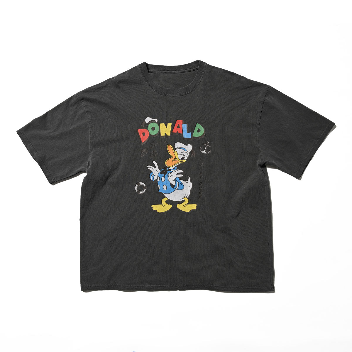 DONALD - VINTAGE TEE SUMI BLACK 【DDN-ST01】