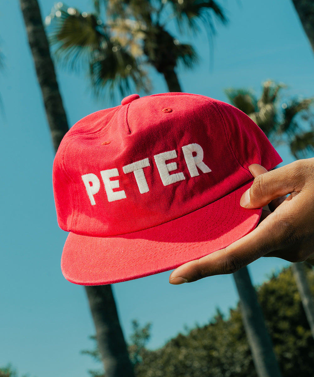 MY NAME IS PETER - 5-PANEL PETER CAP RED