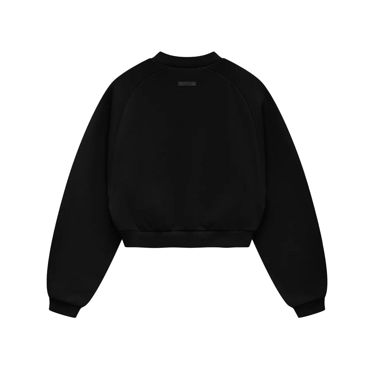 Fear of God ESSENTIALS - FLEECE CROPPED CREWNECK BLACK 【192HO247380FW】