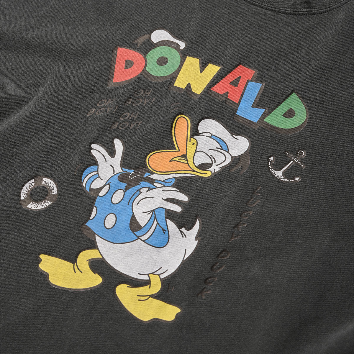 DONALD - VINTAGE TEE SUMI BLACK 【DDN-ST01】