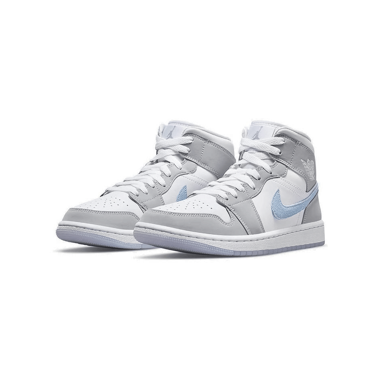 NIKE WMNS Air Jordan 1 Mid "Wolf Grey" ナイキ ウィメンズ エア ジョーダン 1 ミッド "ウルフ グレー"【BQ6472-105】