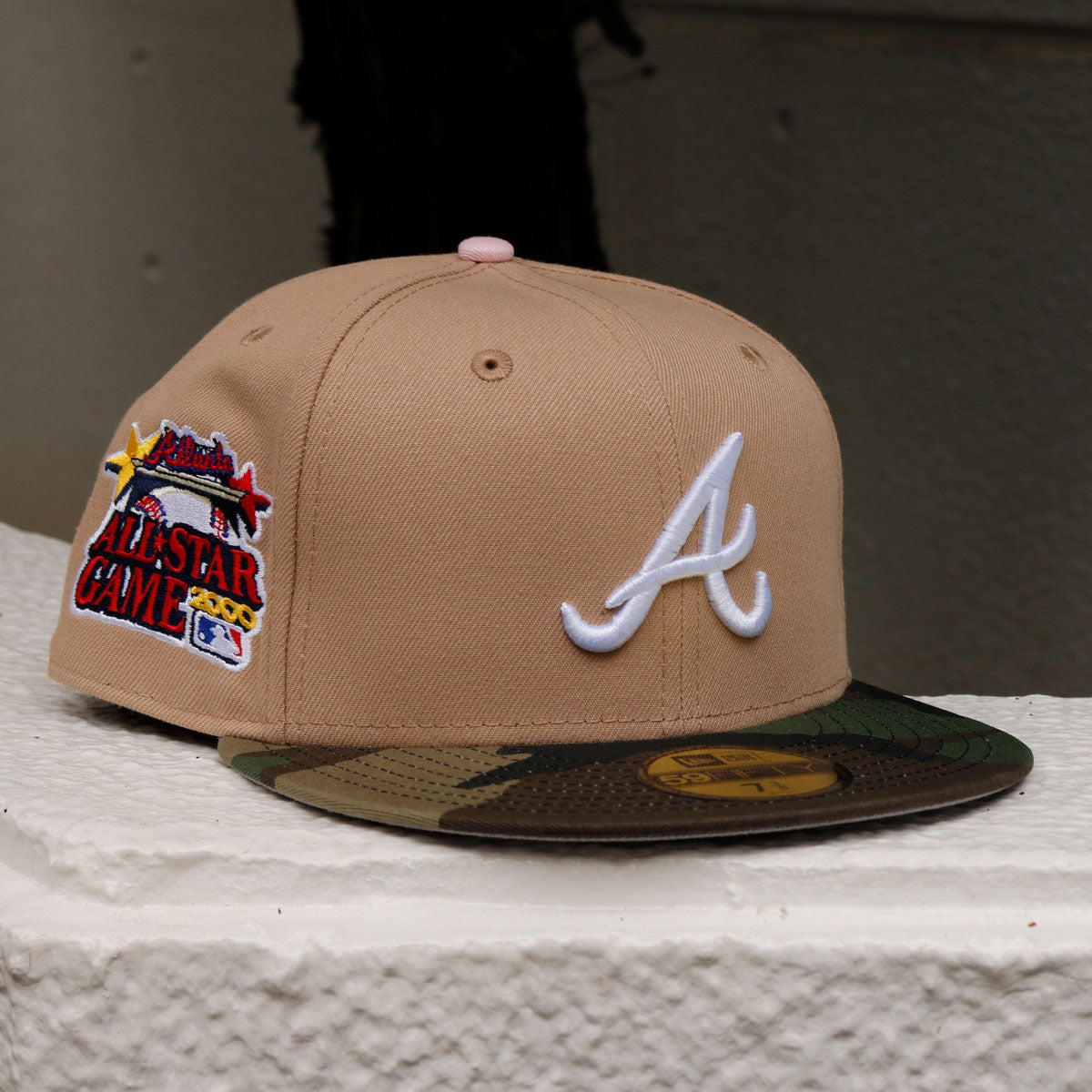 TY MATHIS NEW ERA - Atlanta Braves 59FIFTY All Star Game 2000 Beige/Woodland Camo