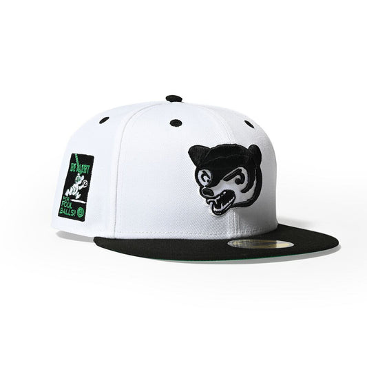 NEW ERA Chicago Cubs - 59FIFTY CO BE ALART FOR FOUL BALLS WHITE/BLACK【70890304】