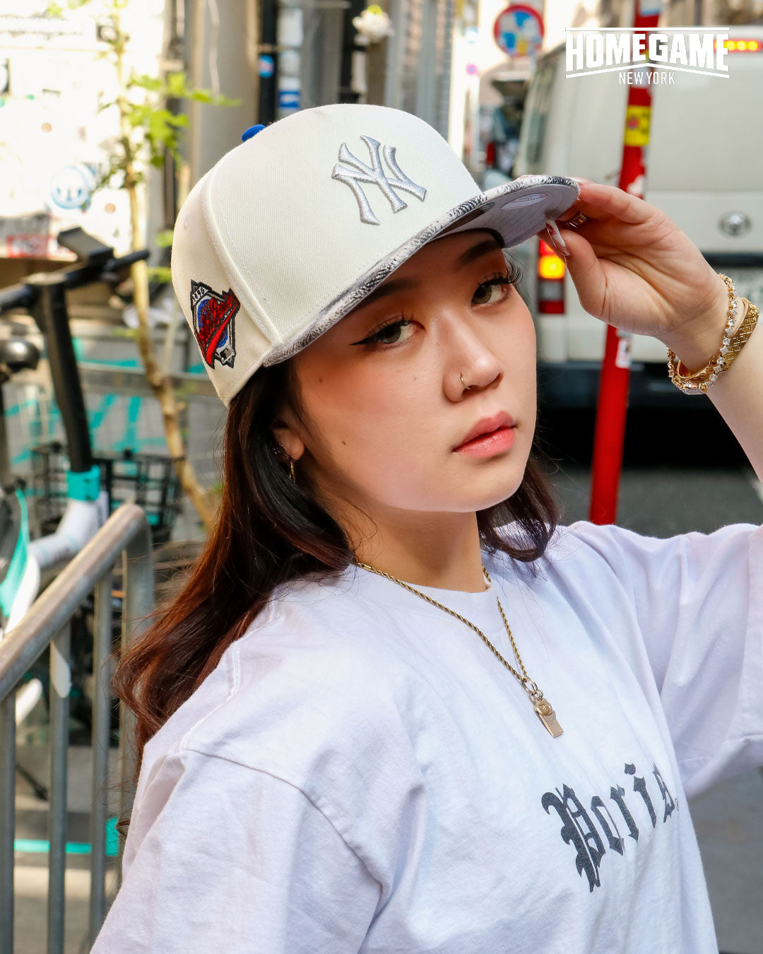 NEW ERA - New York Yankees 9Fifty A-Frame Snapback 1996 World Series Chrome White/Plaid