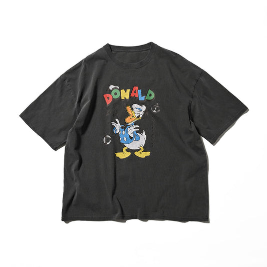 DONALD - VINTAGE TEE SUMI BLACK 【DDN-ST01】