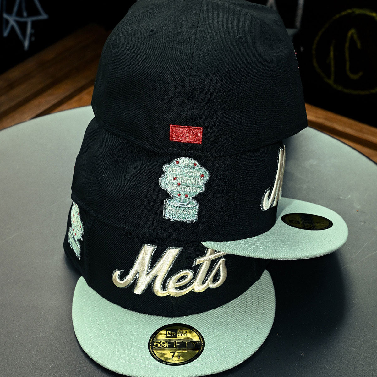 NEW ERA New York Mets - 59FIFTY 1964 ALL STAR GAME BLACK/EVEREST GREEN