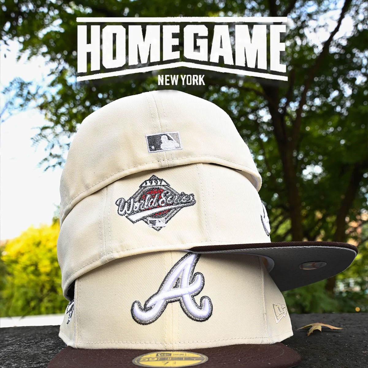 NEW ERA Atlanta Braves - 59Fifty 1997 World Series Chrome White/Brown