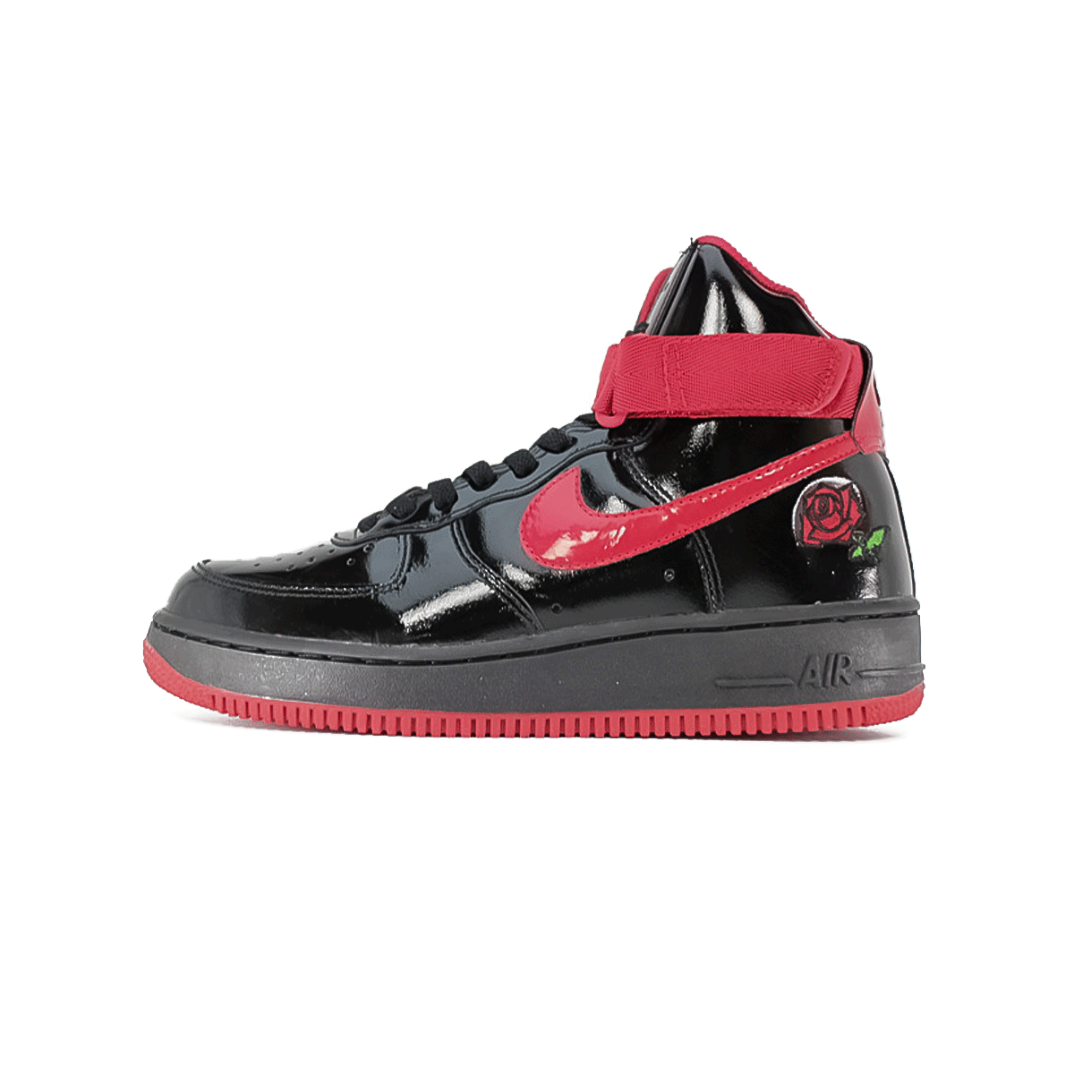 NIKE AIR FORCE 1 HIGH ROSE GARDEN BLACK VARSITY RED 1 624038 061