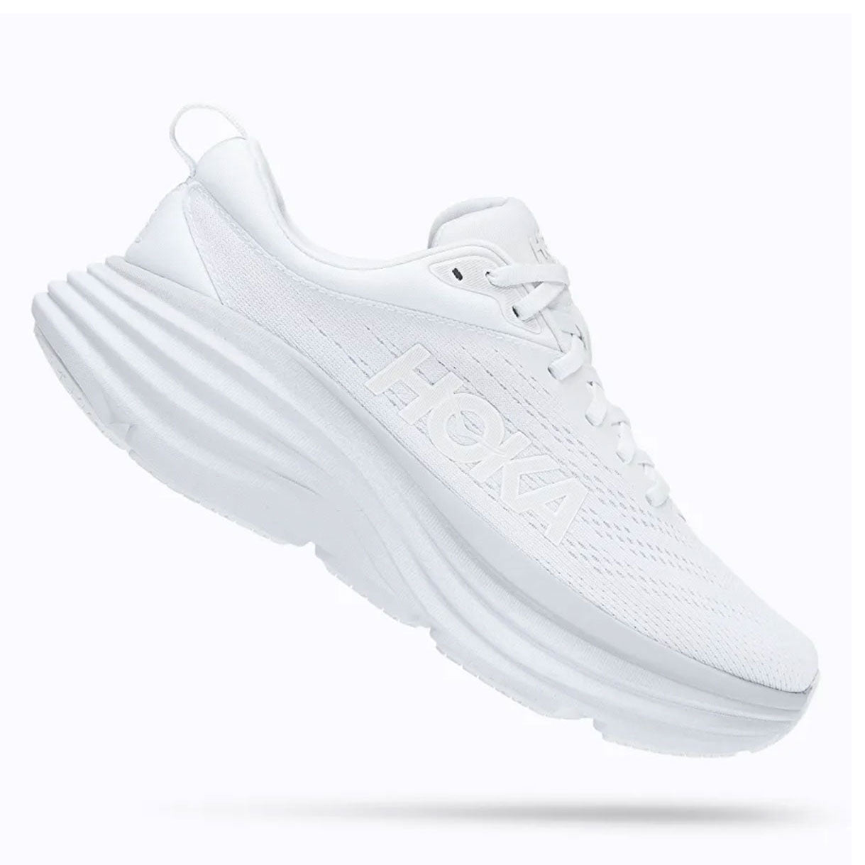 HOKA ONE ONE BONDI 8 WHITE x WHITE [1127952-WWH]