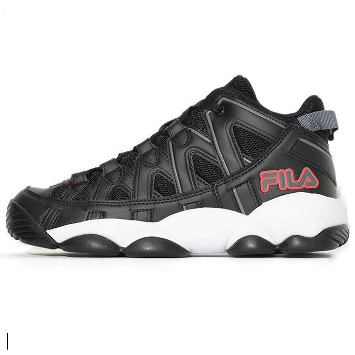 FILA フィラ STAKCHOUSE SPA スニーカー  BLACK/RED/SILVER/WHITE ブラック/レッド/シルバー/ホワイト 【FLUSS21021001】