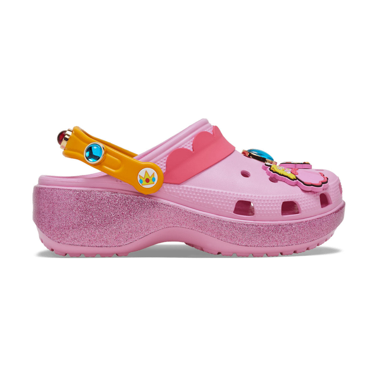 CROCS - SUPER MARIO Princess Peach Classic Clog Plat Form Multi 【212137-90H】