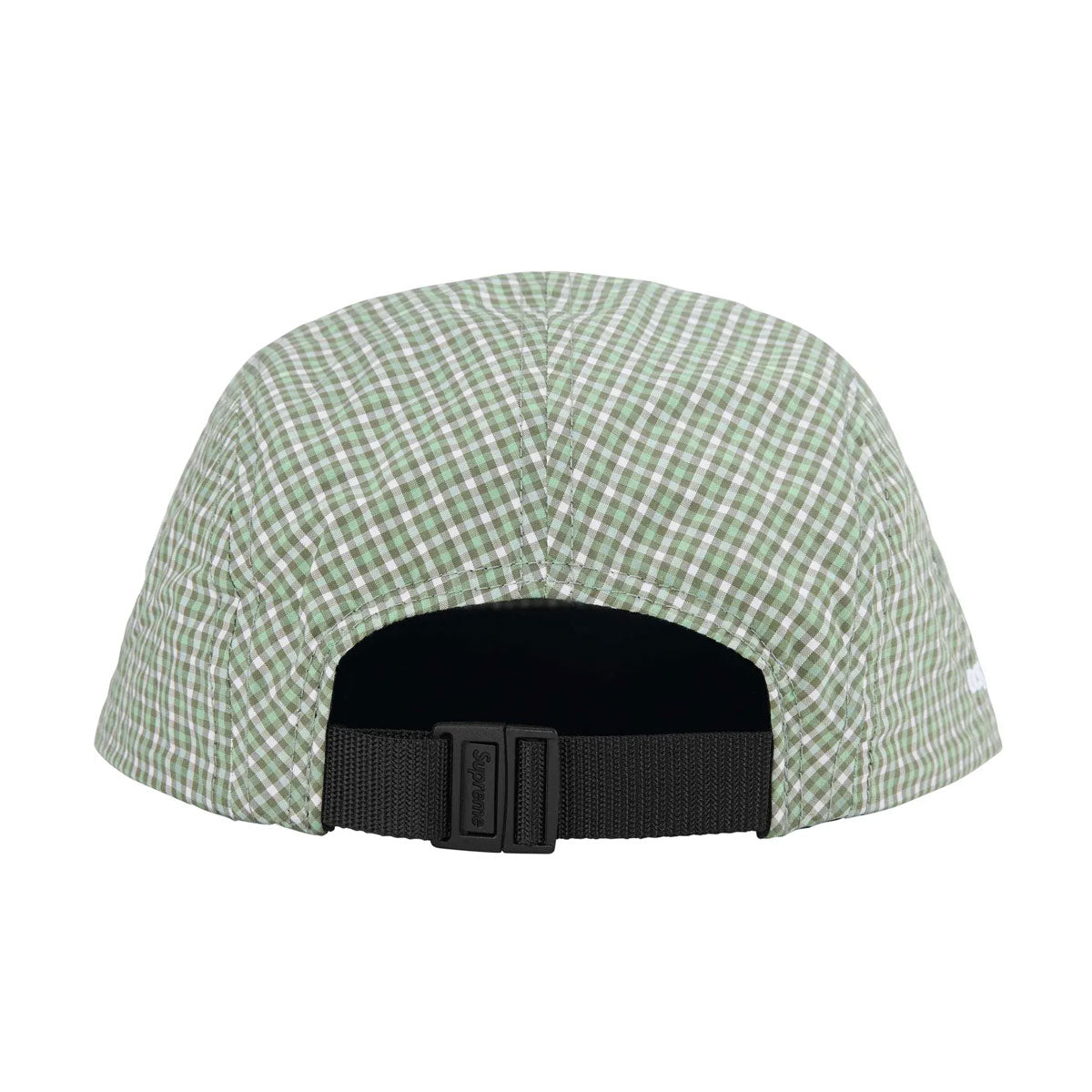 Supreme - Cordura Plaid Camp Cap Olive