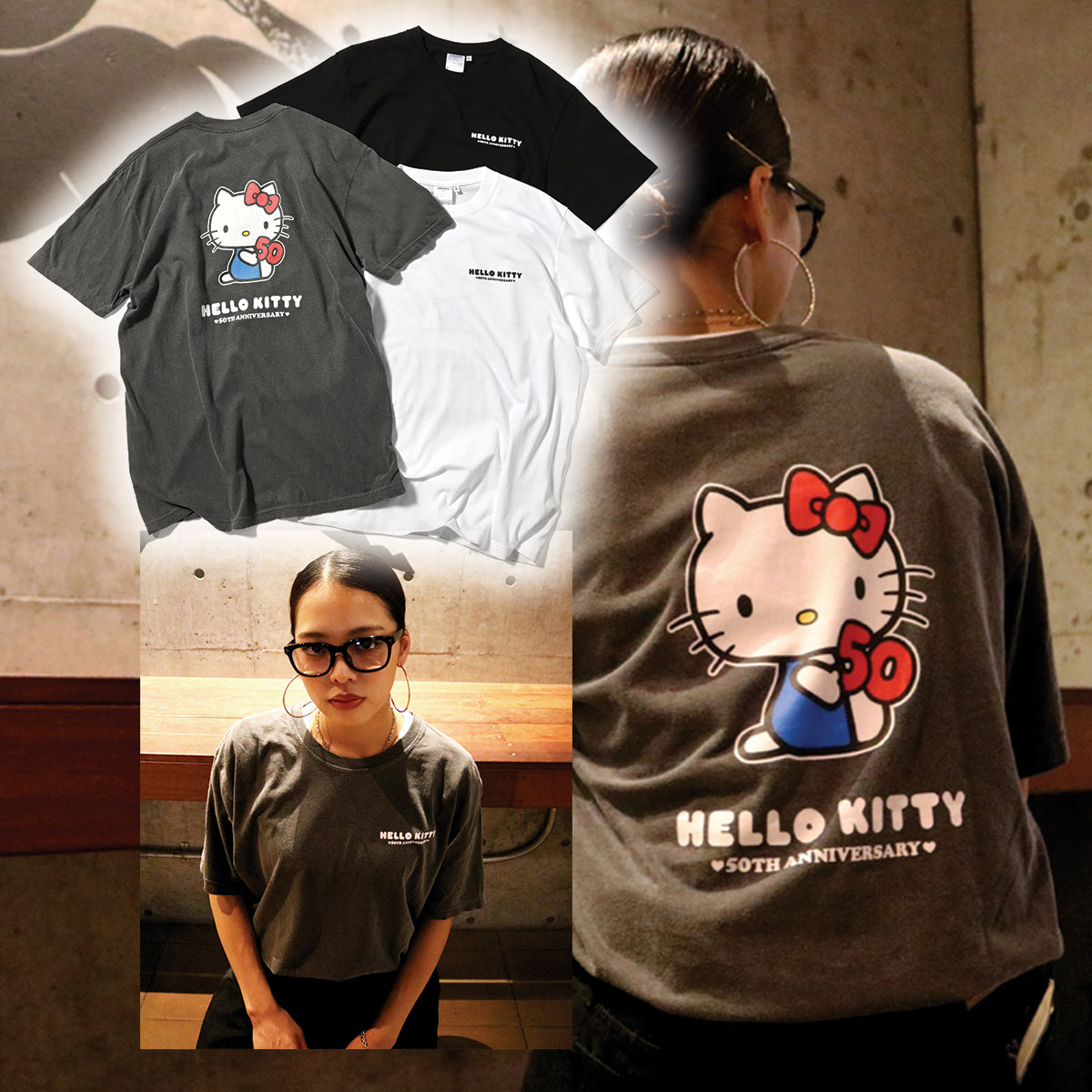 HELLO KITTY 50th Anniversary TシャツがHOMEGAMEより発売中！ – HOMEGAME TOKYO