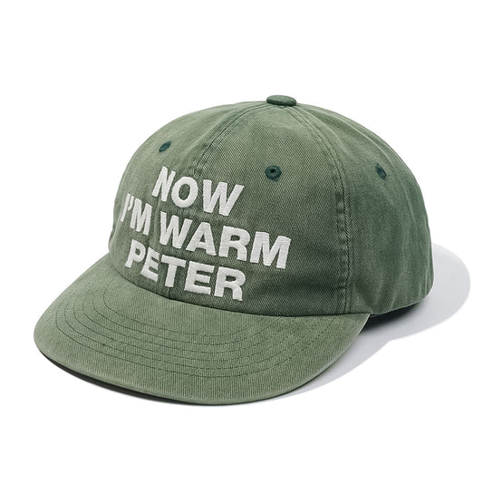 MY NAME IS PETER - 6 PANEL NOW I'M WARM PETER CAP GREEN