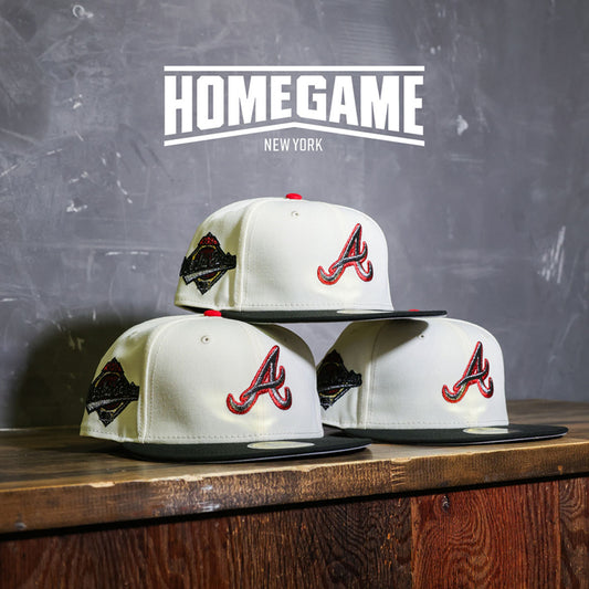 NEW ERA - Atlanta Braves 59Fifty 1992 World Series Chrome White/Black