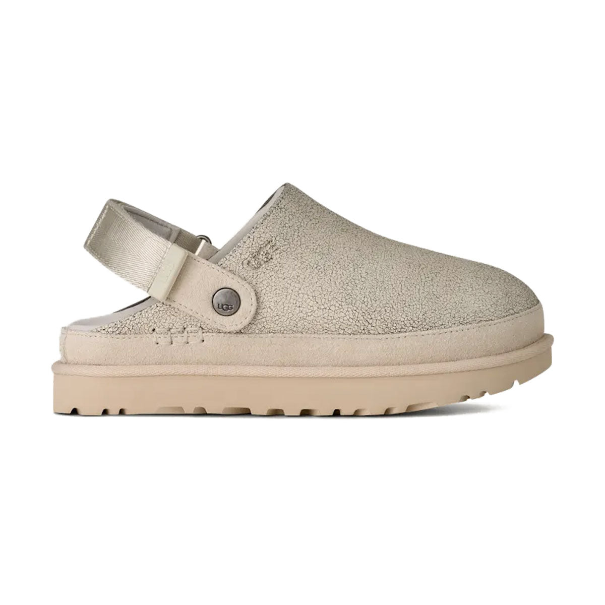 ググググ UGG - WMNS GOLDENSTAR CRACKLE CLOG CRACKLE WHITE 【1177853-CRCK-06