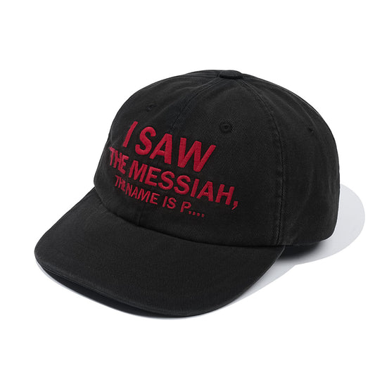 MY NAME IS PETER - 6 PANEL MESSIAH CAP BLACK
