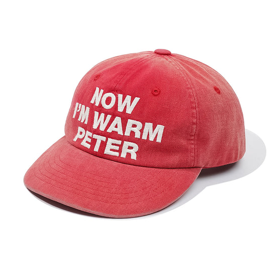 MY NAME IS PETER - 6 PANEL NOW I'M WARM PETER CAP RED