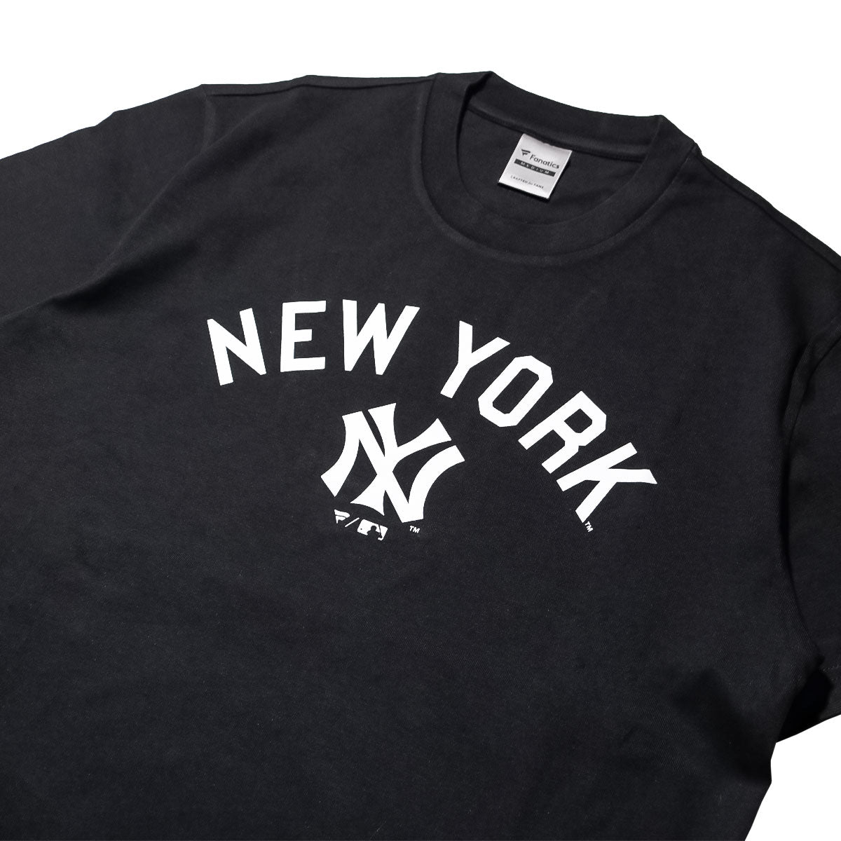 Fanatics - New York Yankees COOPERSTOWN DOUBLE LOGO S/S TEE BLACK 【ML0126SS0007】