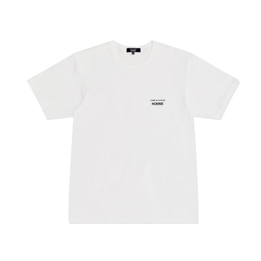 COMME des GARCONS HOMME - 25AW Logo T-shirt White 【HP-T101-051】