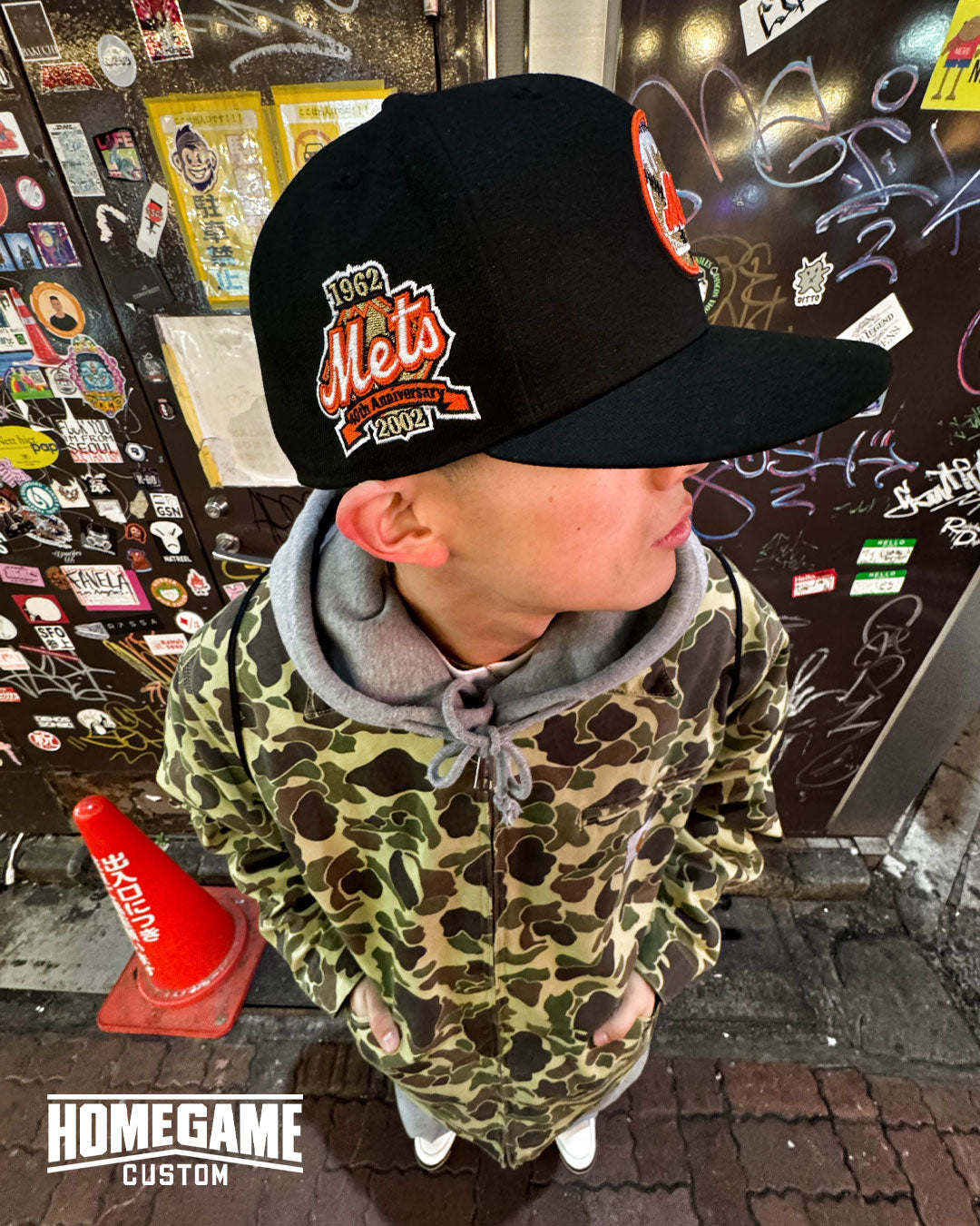 NEW ERA - NEW YORK METS CO 1962-2002 40TH ANNIV 59FIIFTY BLACK 【71023883】