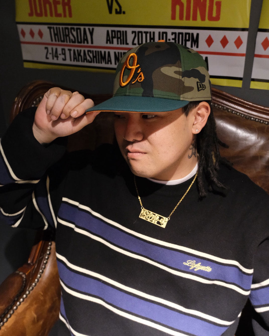 NEW ERA - BALTIMORE ORIOLES CO CAMDEN YARD 30TH 59FIFTY WD CAMO/EGRN【71021910】