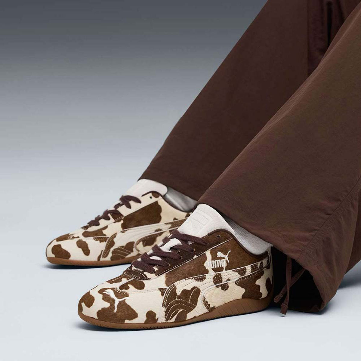 PUMA - SPEEDCAT COW WNS CHOCOLATE BROWN/GUM 【406141-01】