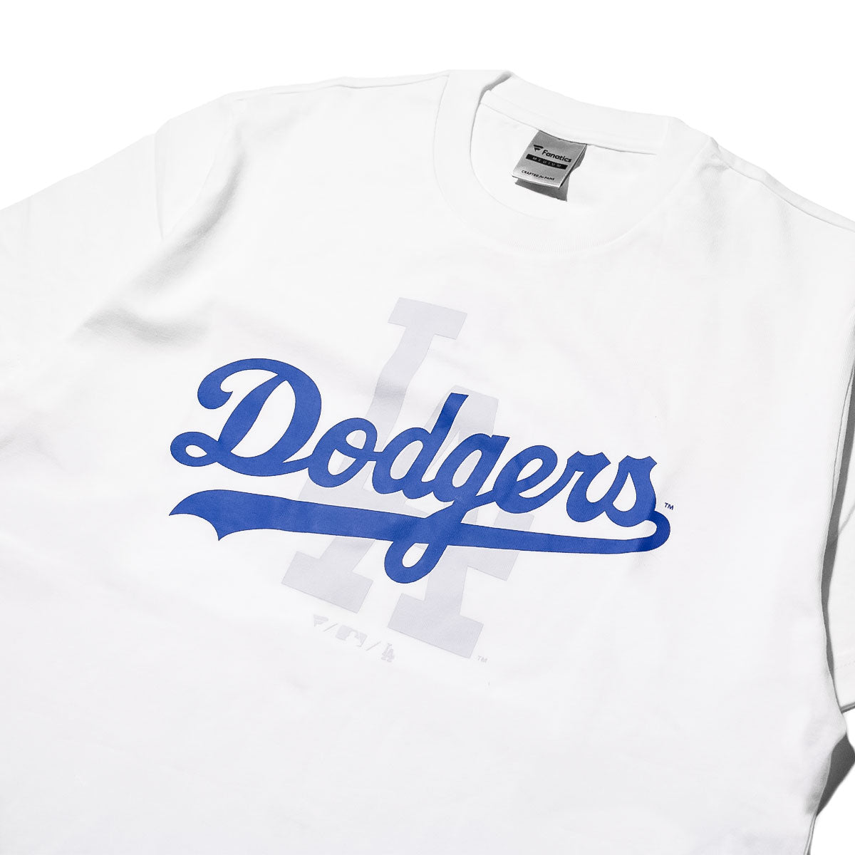 Fanatics - Los Angeles Dodgers MLB OVERLAPPING LOGO S/S TEE WHITE 【ML0126SS0005】