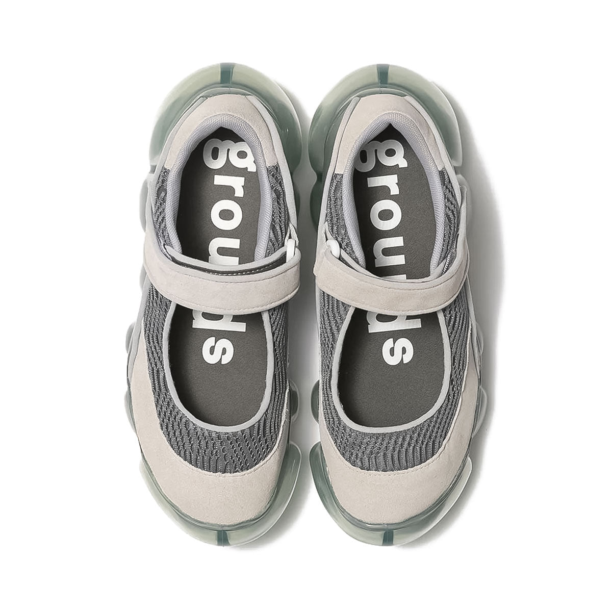 grounds - JEWELRY COCOON C4-GRAY/MESH-GRAY/TP-ICE GRAY 【1057】