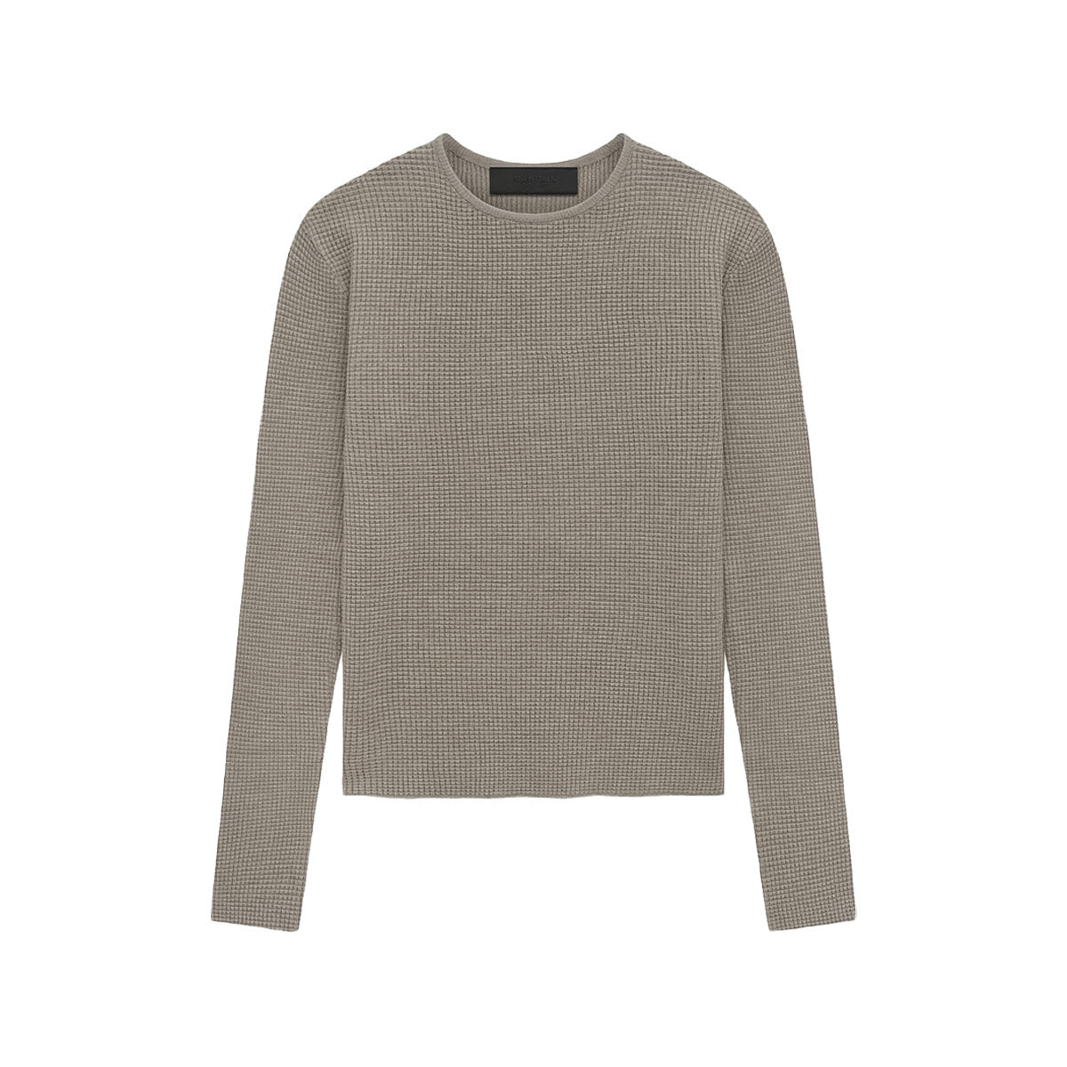 Fear of God ESSENTIALS - WAFFLED LONG SLEEVE SWEATHER HEATHER GRAY 【192HO247241FW】