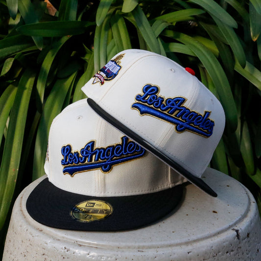 NEW ERA - Los Angeles Dodgers 59FIFTY 40th Anniversary Chrome White/NAVY