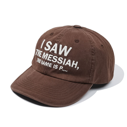 MY NAME IS PETER - 6 PANEL MESSIAH CAP BROWN