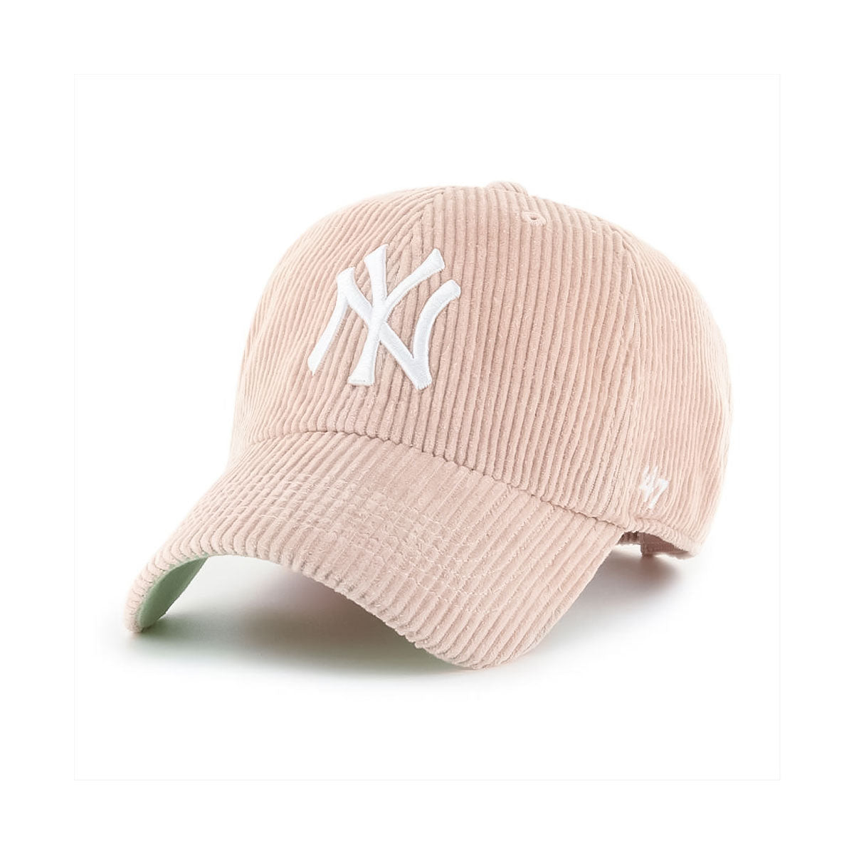 ’47 BRAND YANKEES THICK CORDUROY CLEAN UP PINK 【47-mlb00211】