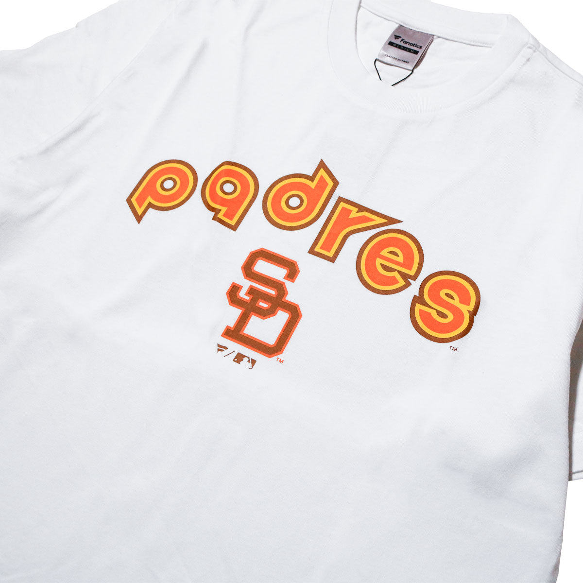 Fanatics - San Diego Padres COOPERSTOWN DOUBLE LOGO S/S TEE WHITE 【ML0126SS0007】