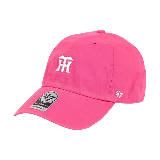 '47 BRAND 阪神 Tigers - CLEAN UP MINI LOGO P.PNK 【NPB-BSRNR04GWS】