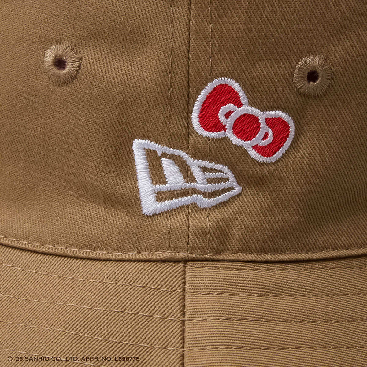 NEW ERA - KIDS BUCKET RV KITTY KHAKI/RED 【14348590】