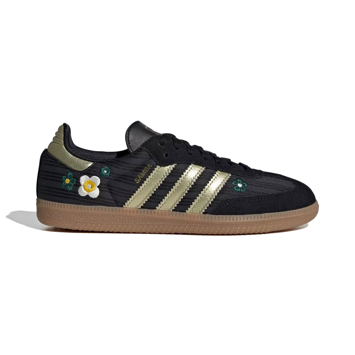 adidas - SAMBA OG W Core Black/Gold Metallic/Gum 【IH1331】