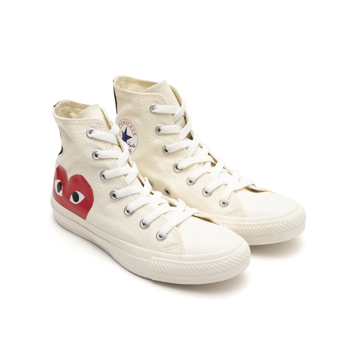 PLAY COMME des GARCONS×CONVERSE CHUCK TAYLOR "BEIGE" プレイ コム デ ギャルソン×コンバース チャックテイラー "ベージュ"【AZ-K113-001】