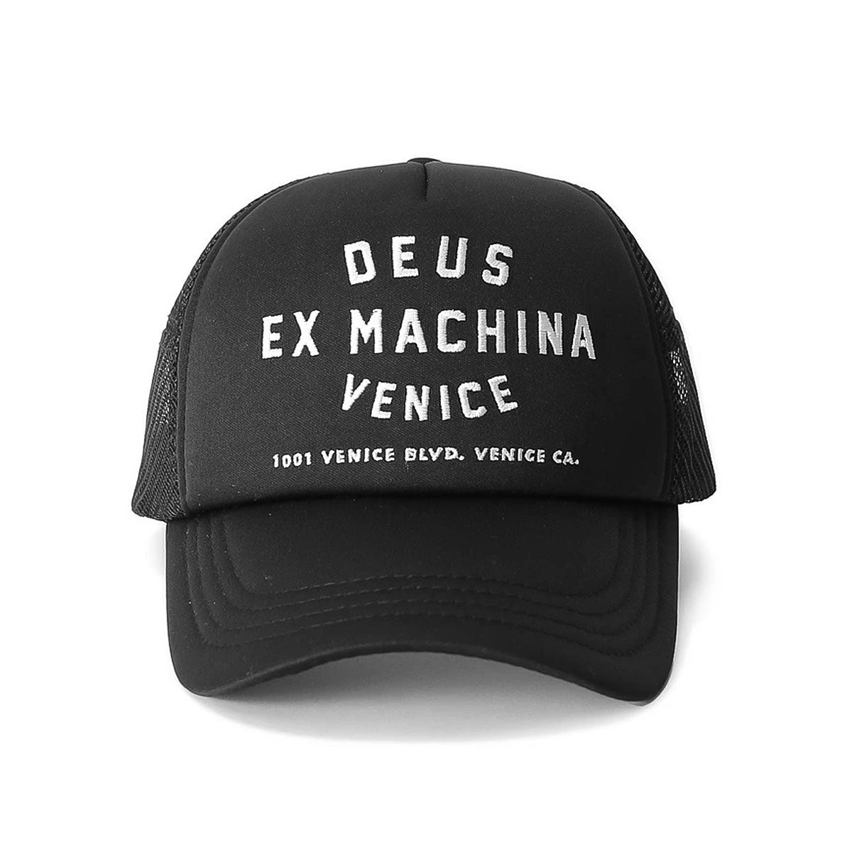 DEUS EX MACHINA - HARAJUKU ADDRESS TRUCKER BLACK 【DMF257570】