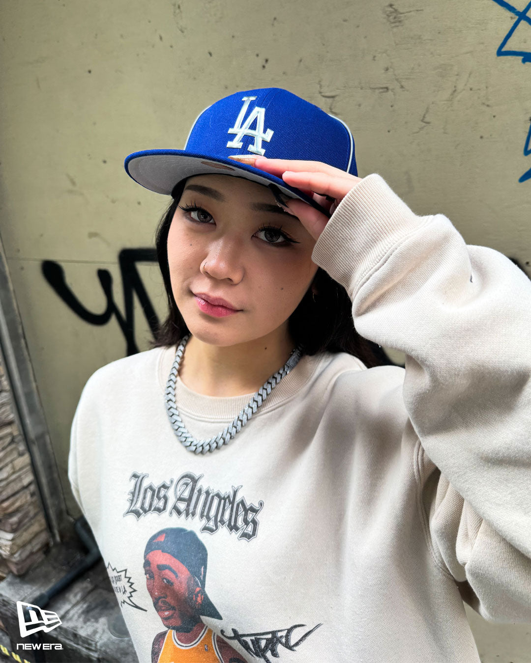 NEW ERA Los Angeles Dodgers - 59FIFTY HAJIME SORAYAMA TPU LOGO DARK ROYAL 【14881992】