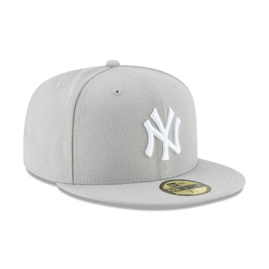 NEW ERA - New York Yankees Gray Basic 59FIFTY Fitted 【11591125】