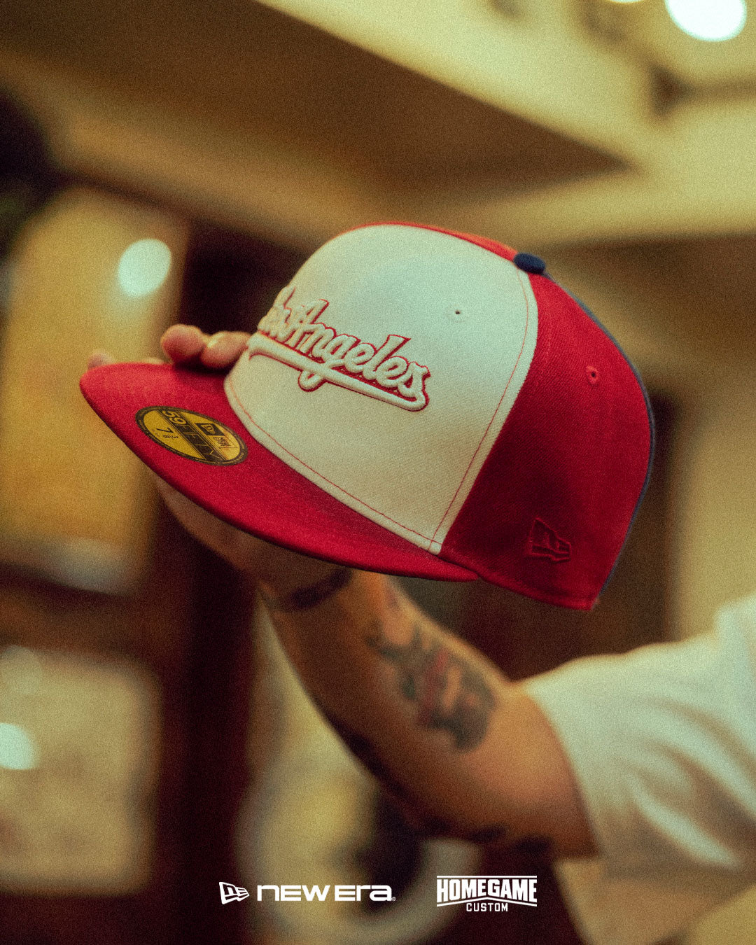 NEW ERA - Los Angeles Dodgers 59FIFTY 2020WS RED/WHITE/BLUE 【71089911】